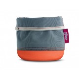 Кашпо EMSA Soft Bag серо-оранжевый, 15 см