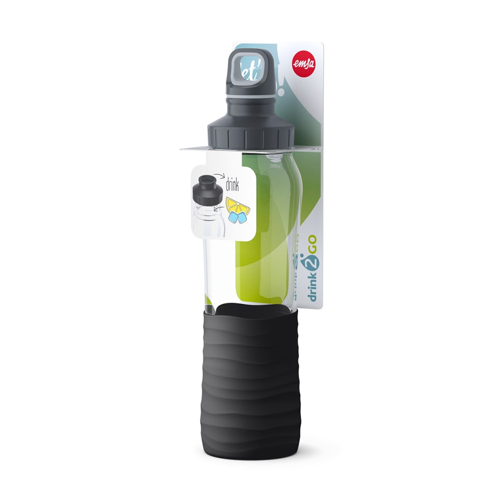 Скляна пляшка для води EMSA Drink2Go Glass - 30