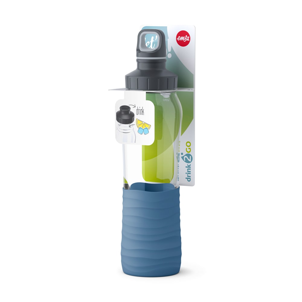 Скляна пляшка для води EMSA Drink2Go Glass - 36