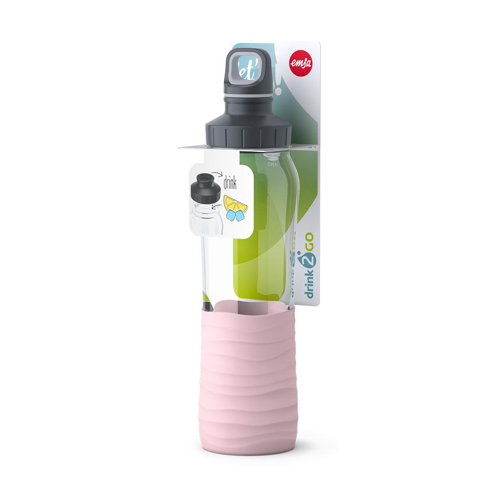 Скляна пляшка для води EMSA Drink2Go Glass - 24
