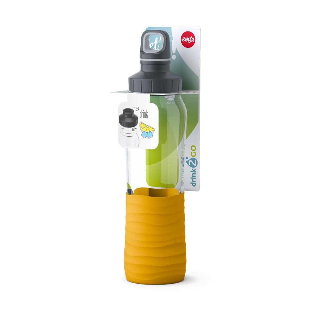 Скляна пляшка для води EMSA Drink2Go Glass - 6