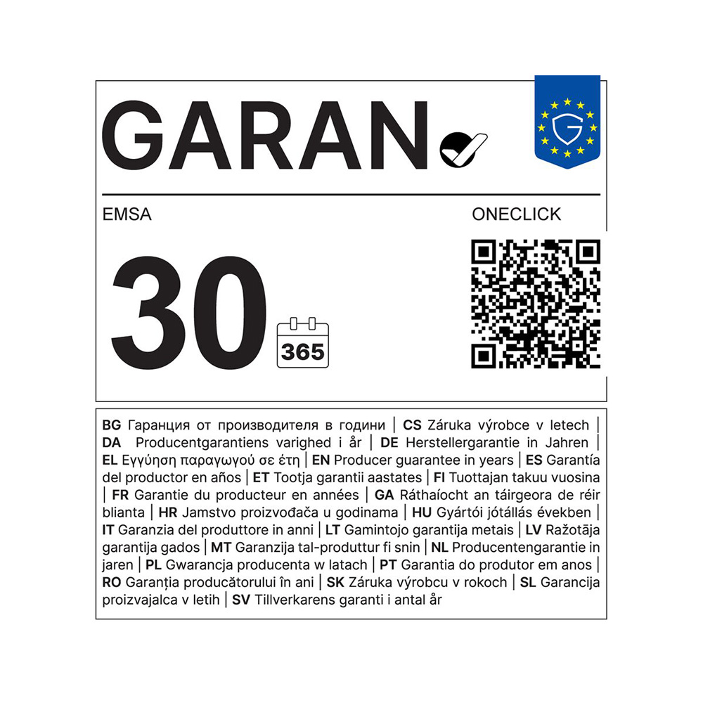 Набір контейнерів для зберігання продуктів EMSA OneClick, 3 шт. - 9